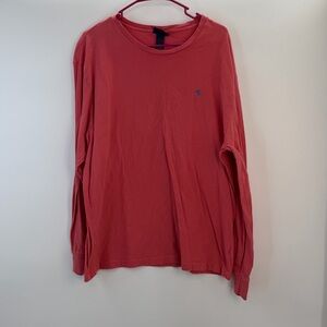 Ralph Lauren Men's Coral Long Sleeve Tee